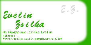 evelin zsilka business card